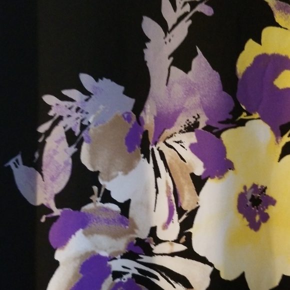 Susan Graver Beautiful Colorful Blouse - Picture 3 of 5